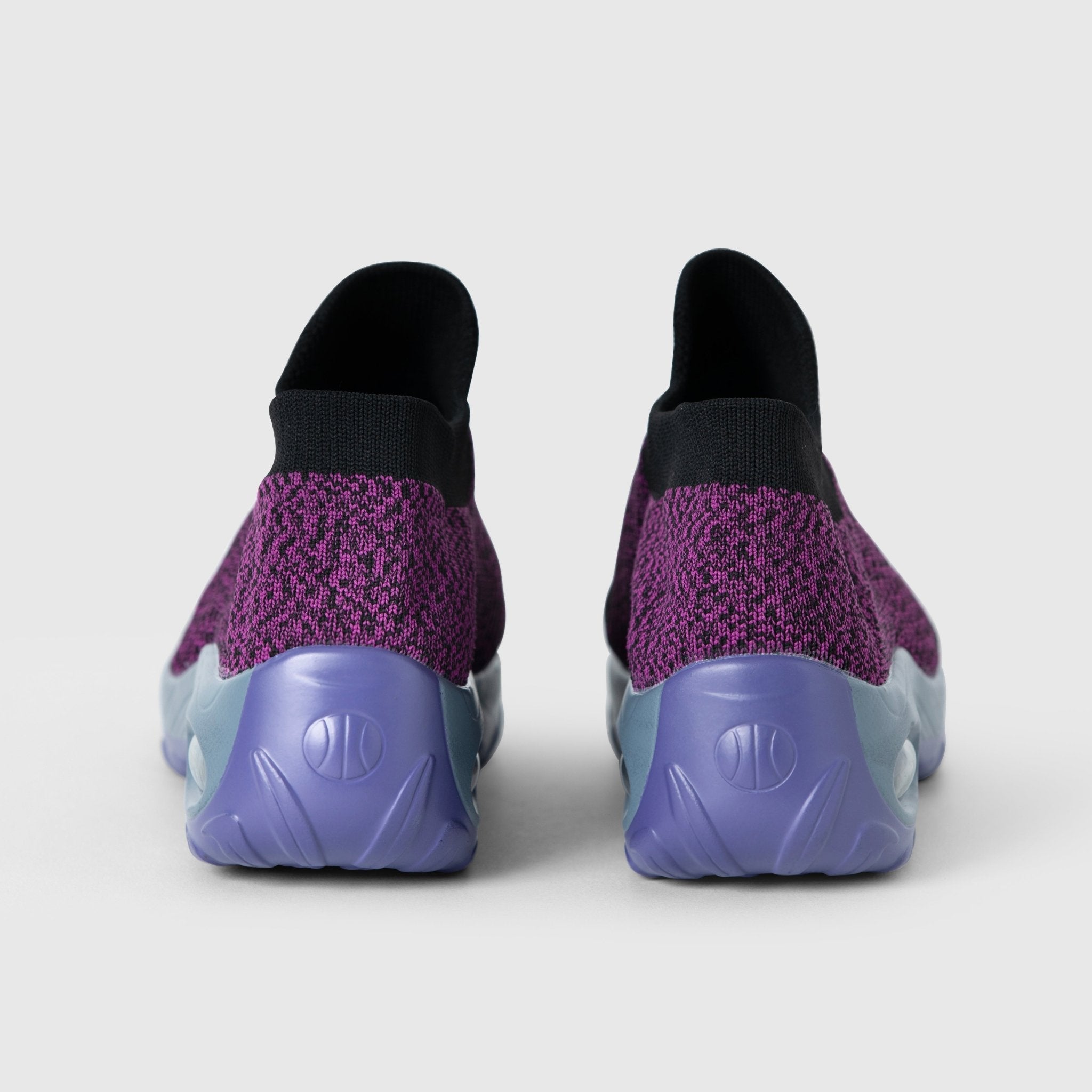 Atmungsaktive Slip-On Stretch Schuhe - Lila