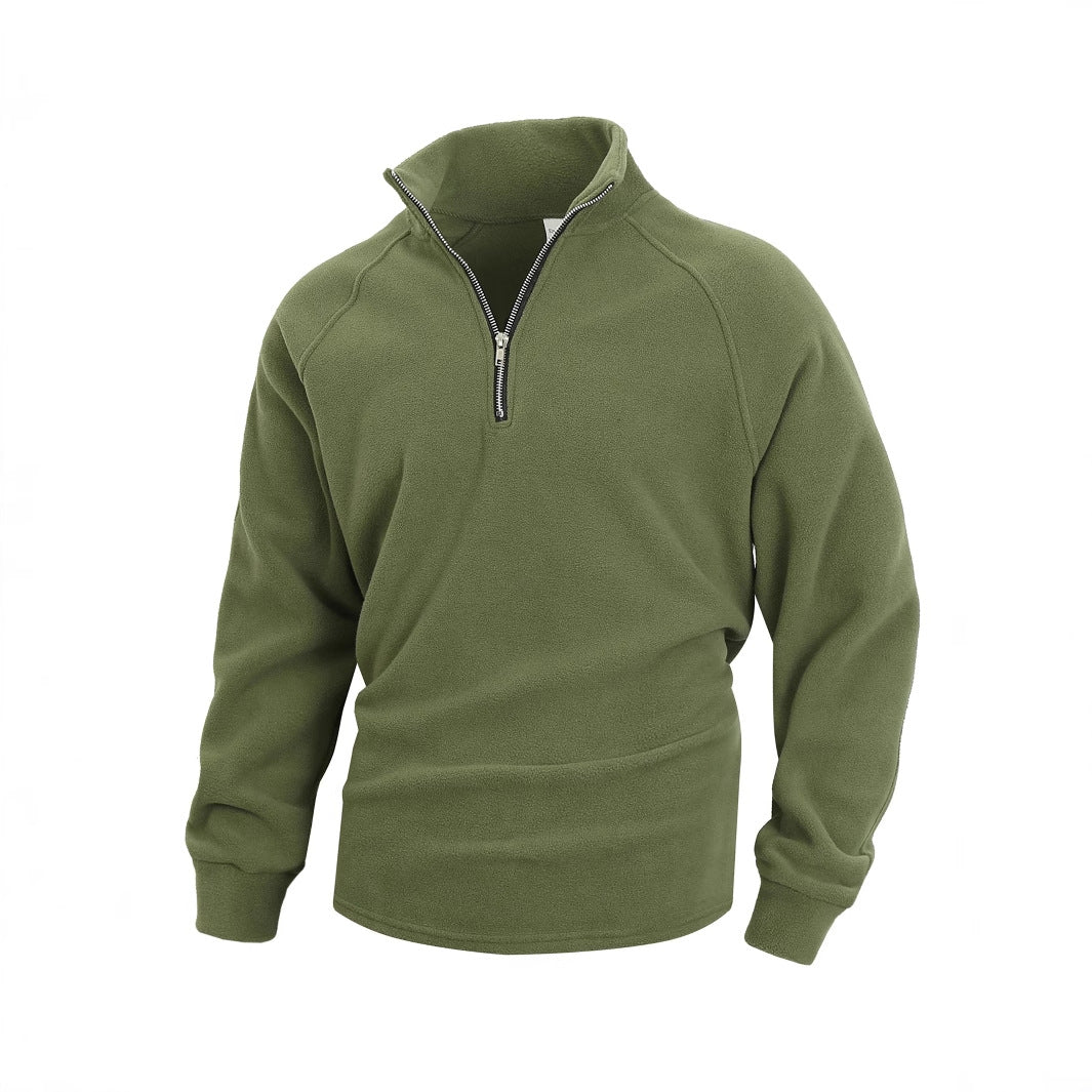 Arne – Fleece-Trainingspullover mit Reißverschluss