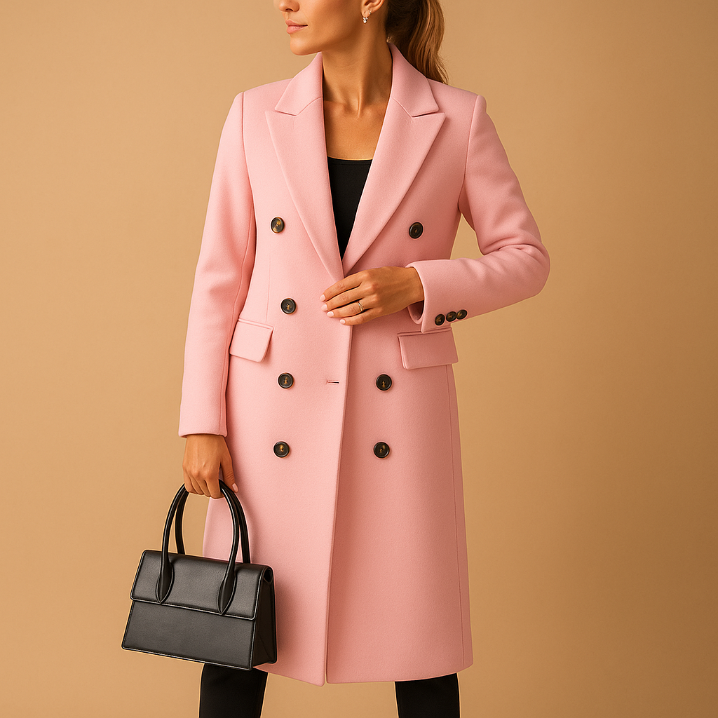 Schicker langer Wintermantel für Damen | Evelien
