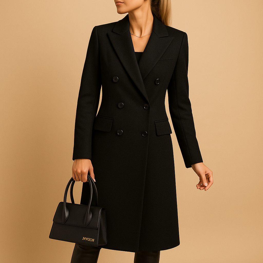 Schicker langer Wintermantel für Damen | Evelien
