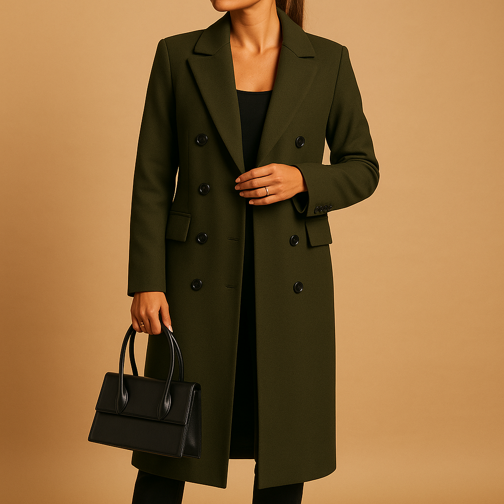 Schicker langer Wintermantel für Damen | Evelien