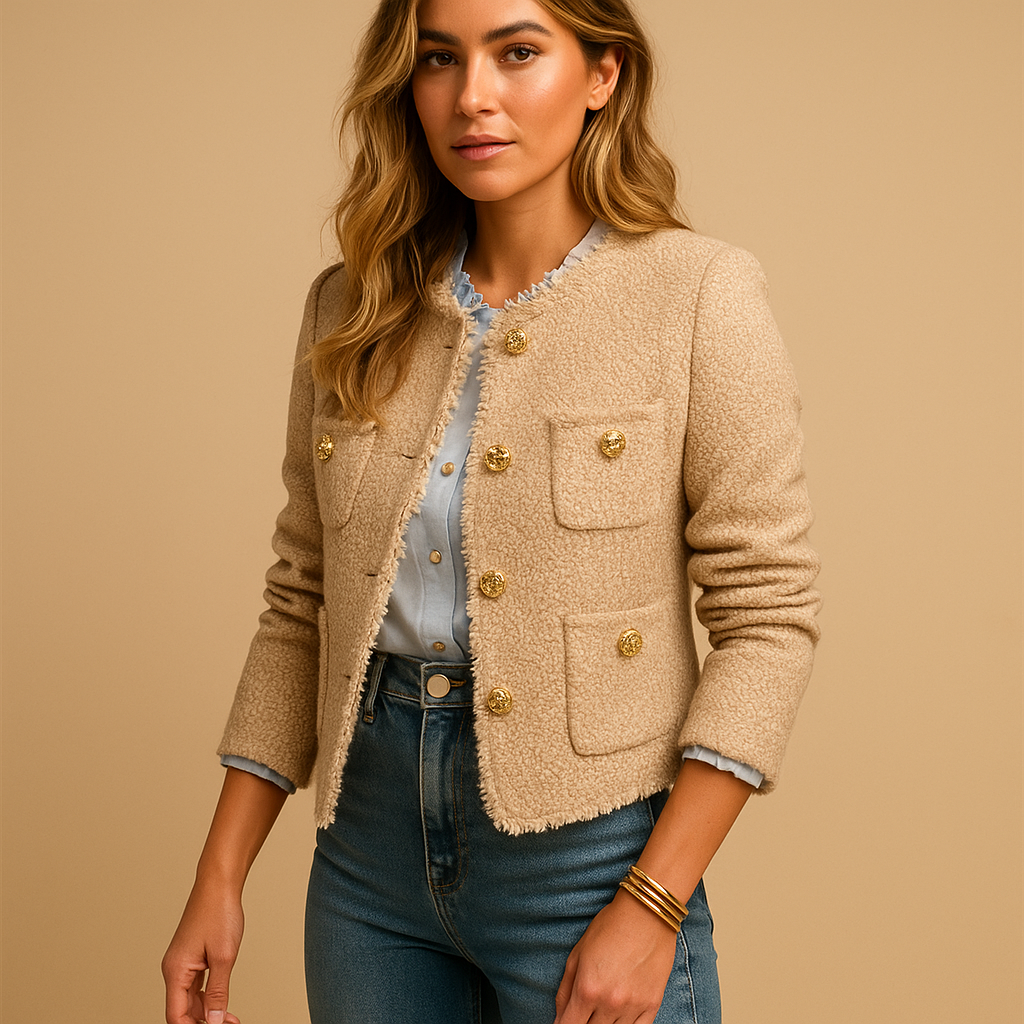 Klassischer Tweed-Blazer für Damen | Yara