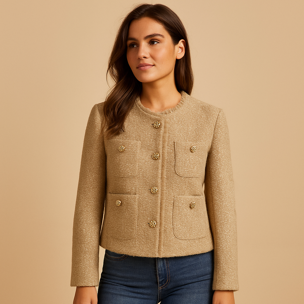 Klassischer Tweed-Blazer für Damen | Yara