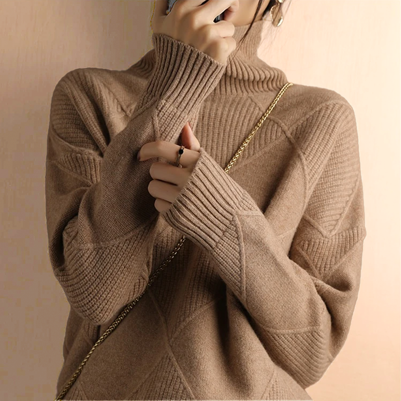 Niobe - Strukturiertes Rollkragenpullover
