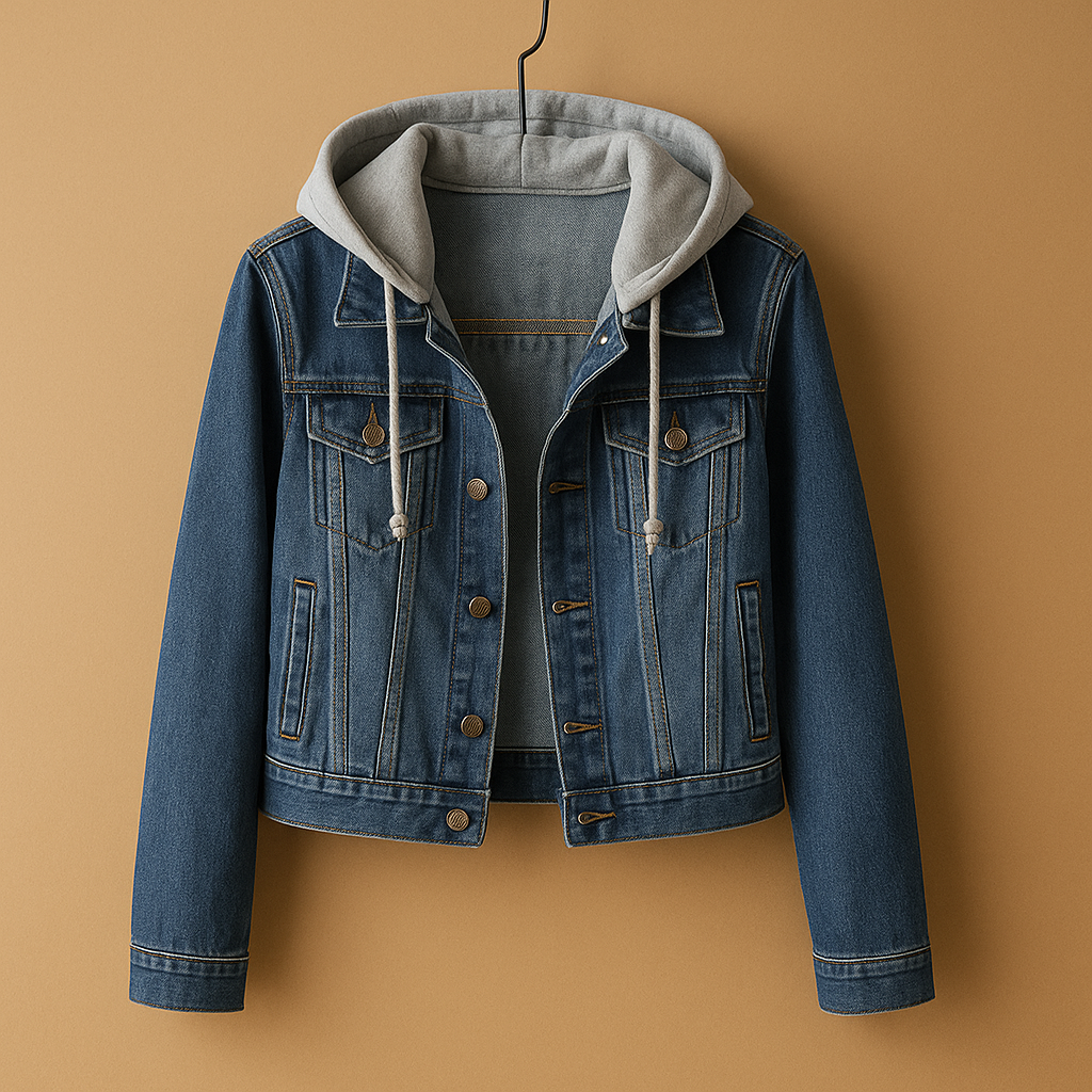 Damen-Denimjacke mit Kapuze | Yara