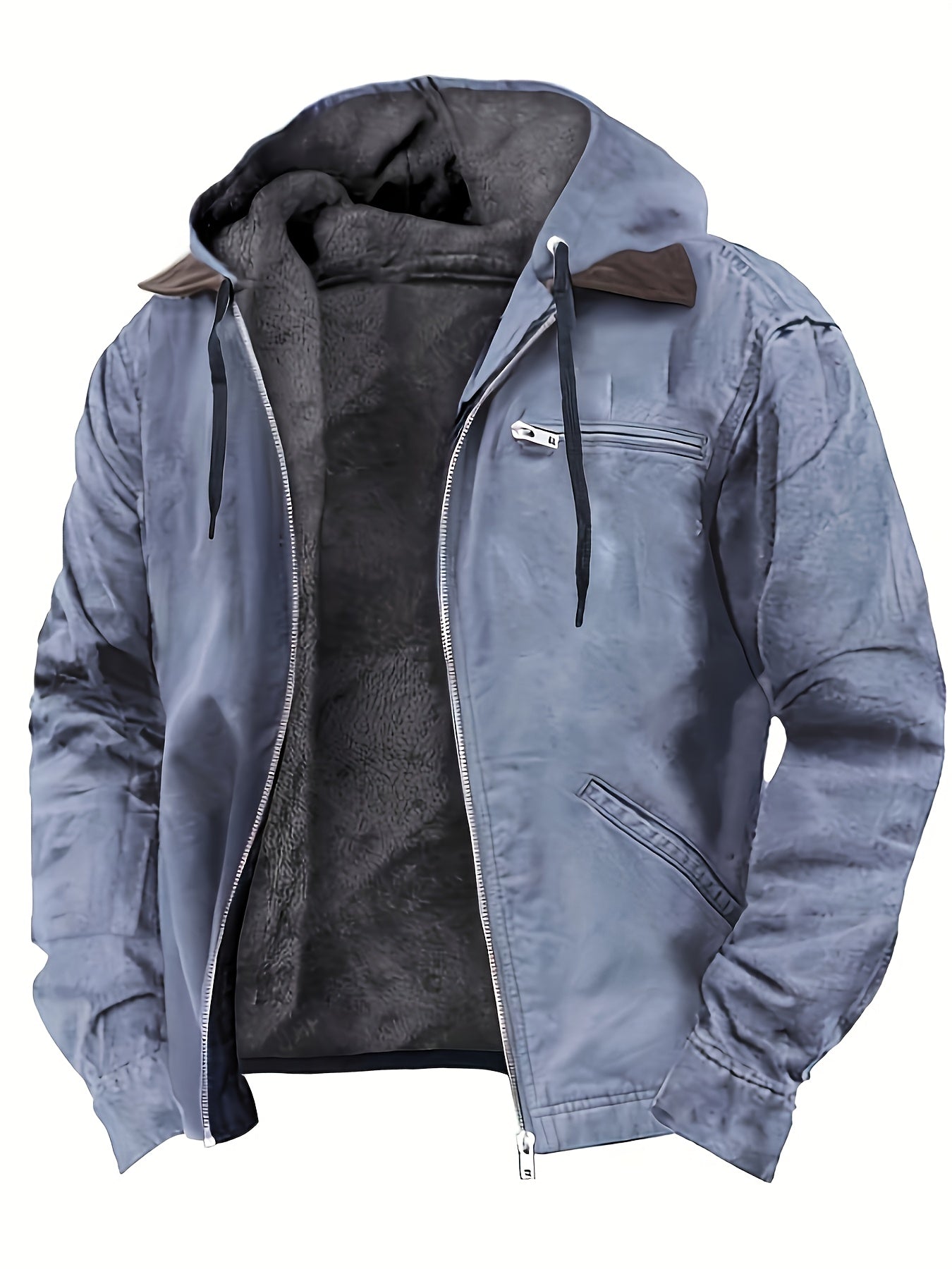 Eirik – Gefütterte Kapuzenjacke mit Reißverschluss
