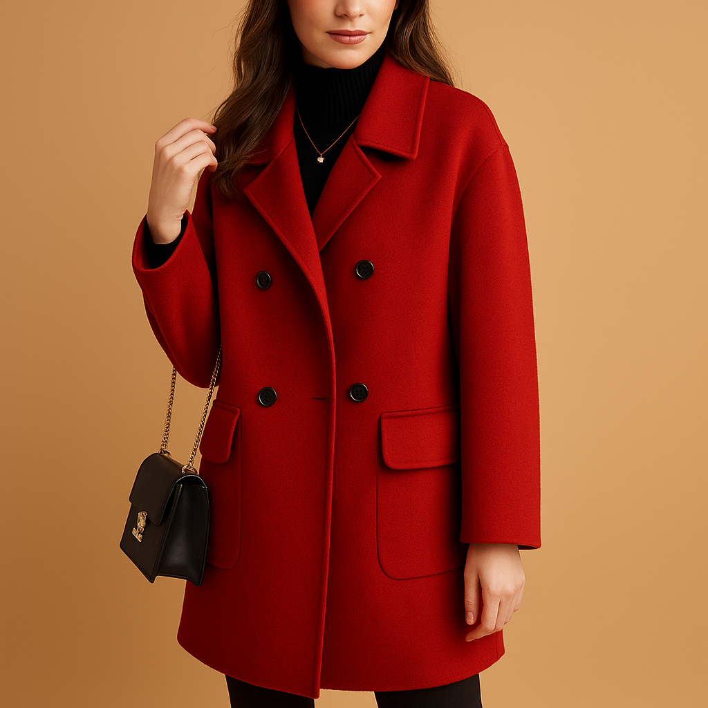 Eleganter langer Mantel für Damen | Yfke