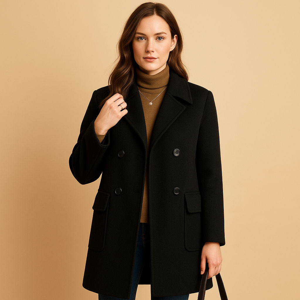 Eleganter langer Mantel für Damen | Yfke