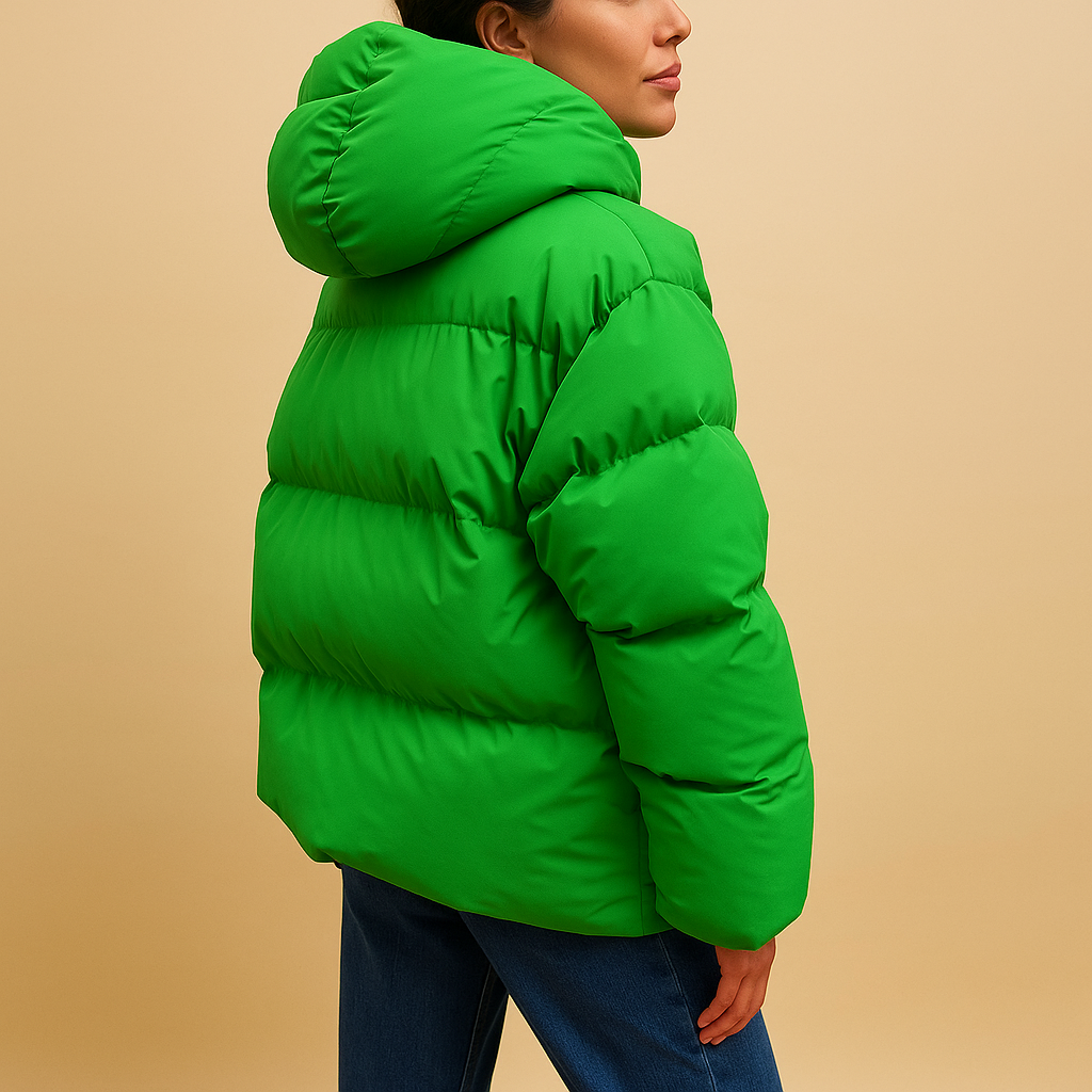Leichte wattierte Jacke mit Kapuze für Damen | Sanne