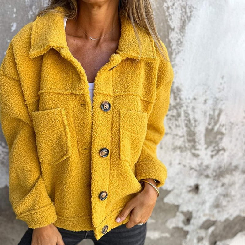 Annie | Modische Jacke aus weichem Stoff