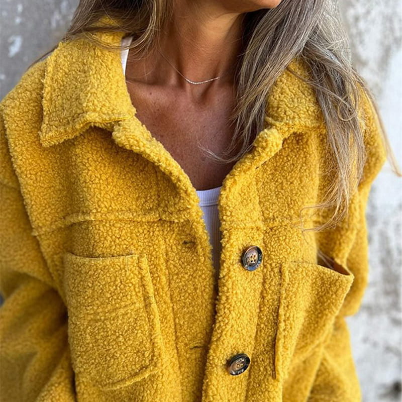 Annie | Modische Jacke aus weichem Stoff