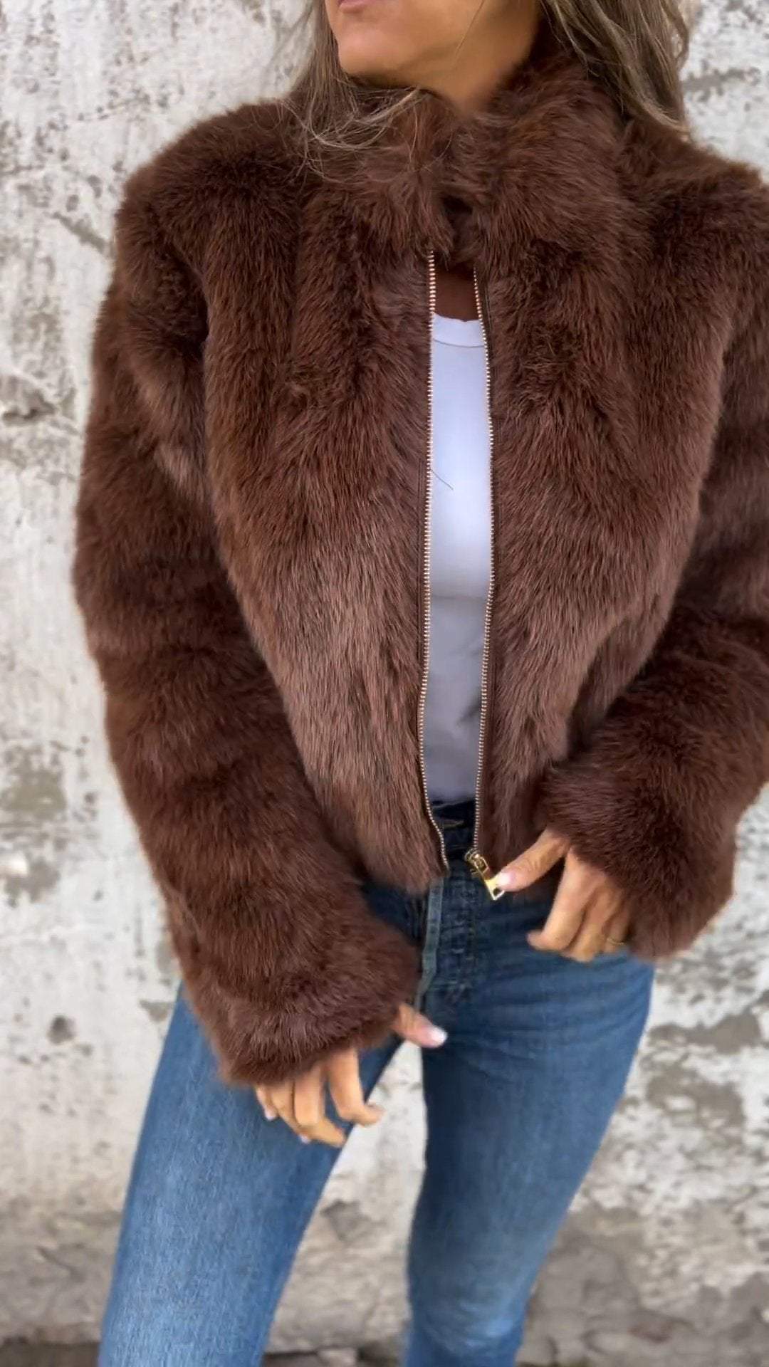 Sara™ | Luxuriöser Pelzmantel