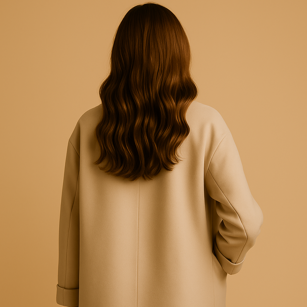 Langer eleganter Wintermantel für Damen | Marjolein