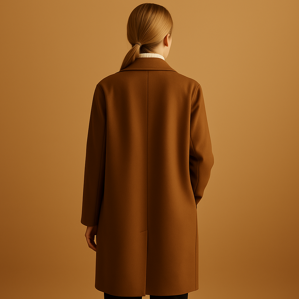 Langer eleganter Wintermantel für Damen | Veerle