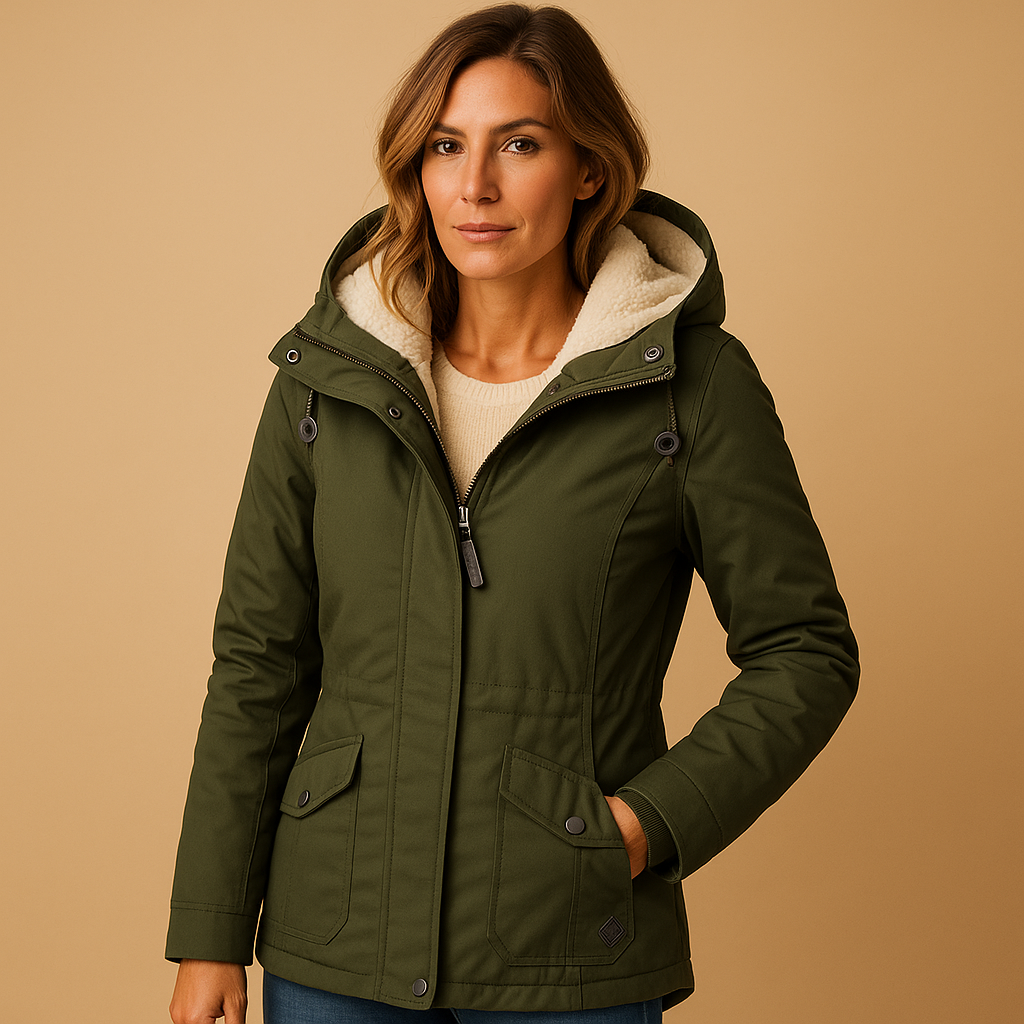 Lange elegante Winterjacke für Damen | Marise