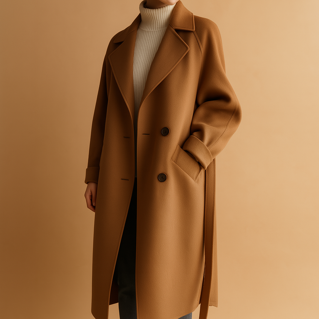 Langer eleganter Wintermantel für Damen | Veerle