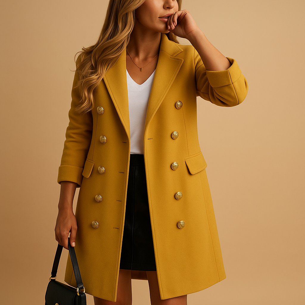 Langer Trenchcoat mit Gürtel für Damen | Yara