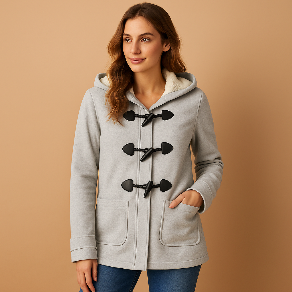 Langer Wintermantel mit Kapuze für Damen | Marije