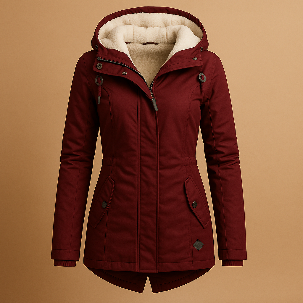 Langer Wintermantel mit elegantem Schnitt für Damen | Manon