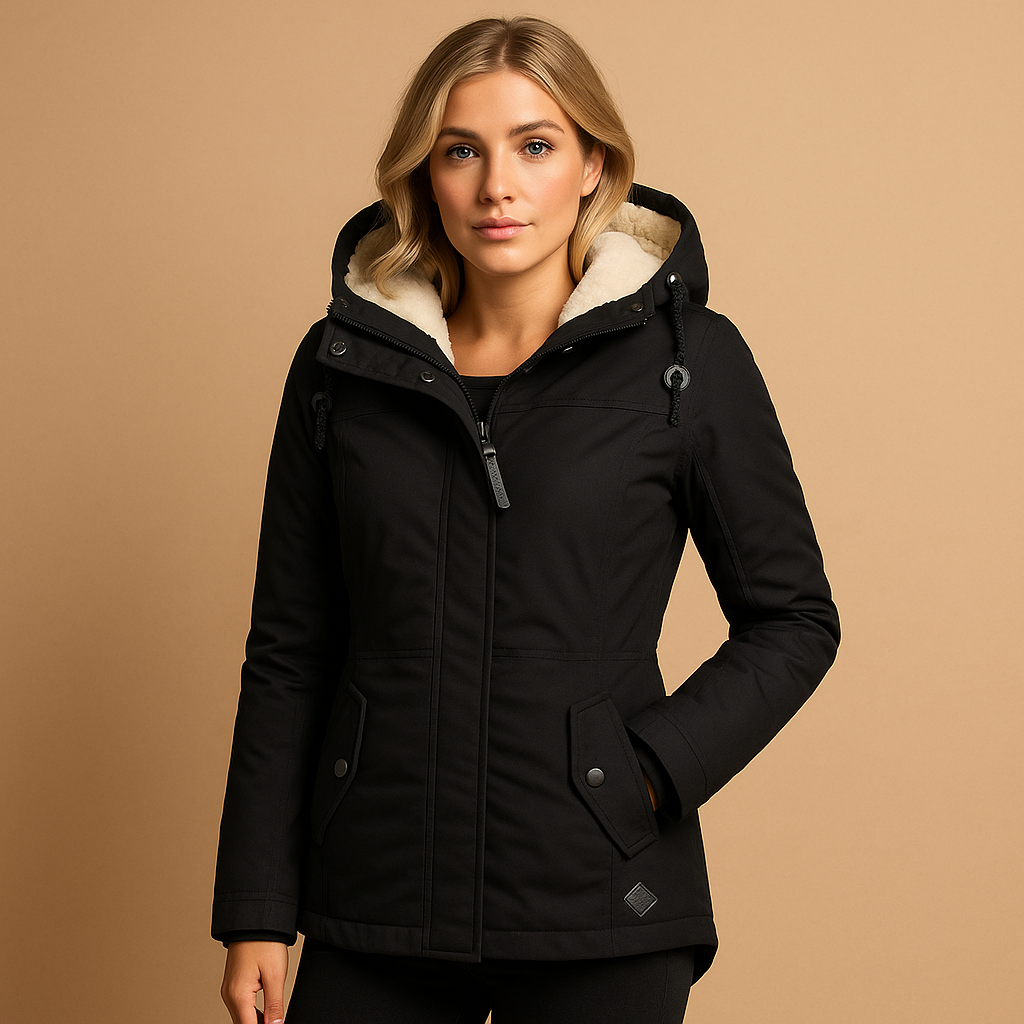 Langer Wintermantel mit elegantem Schnitt für Damen | Manon