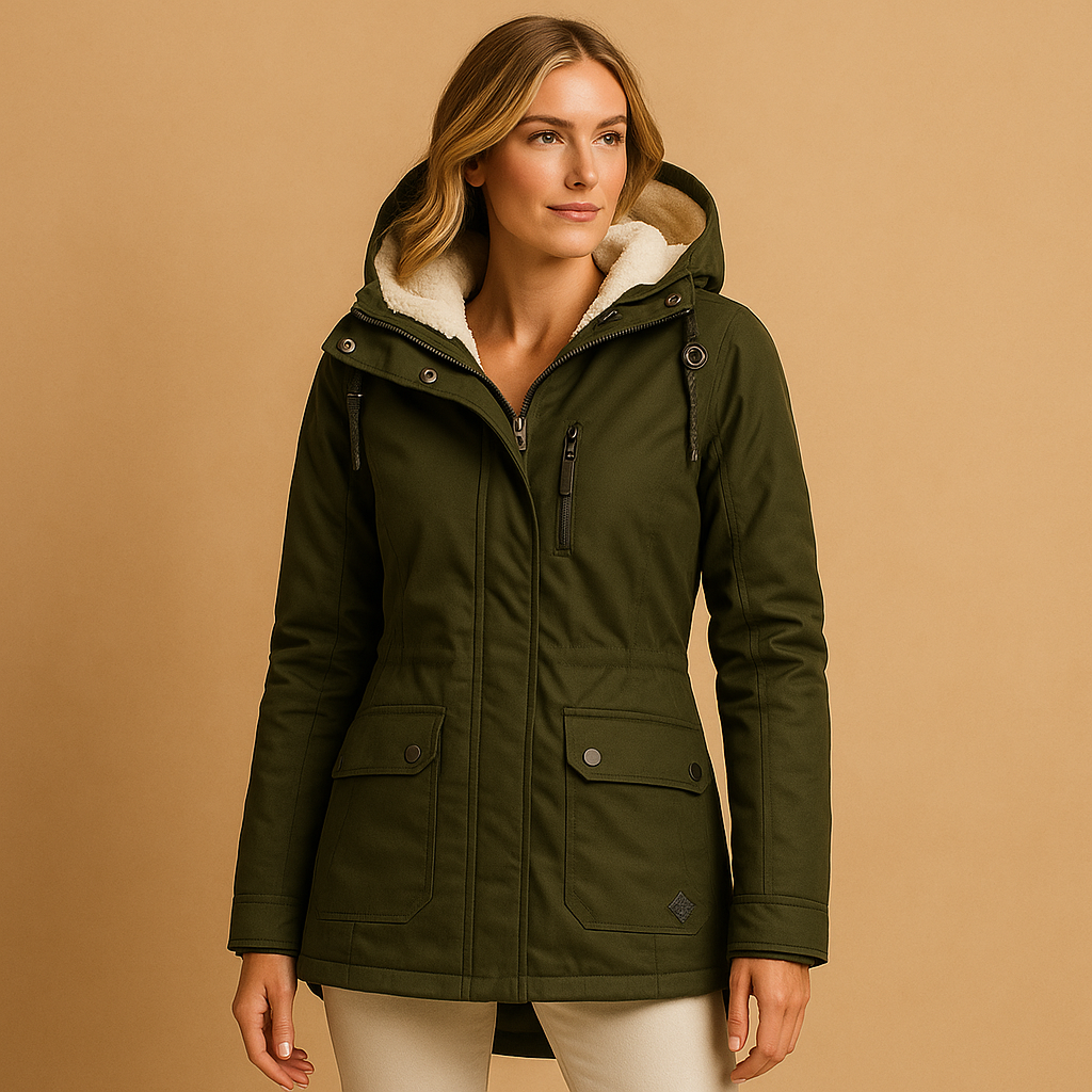 Langer Wintermantel mit elegantem Schnitt für Damen | Manon