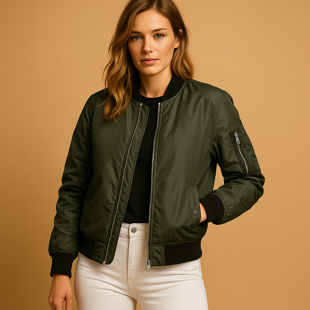 Leichtgewichtige Bomberjacke für Damen | Elin