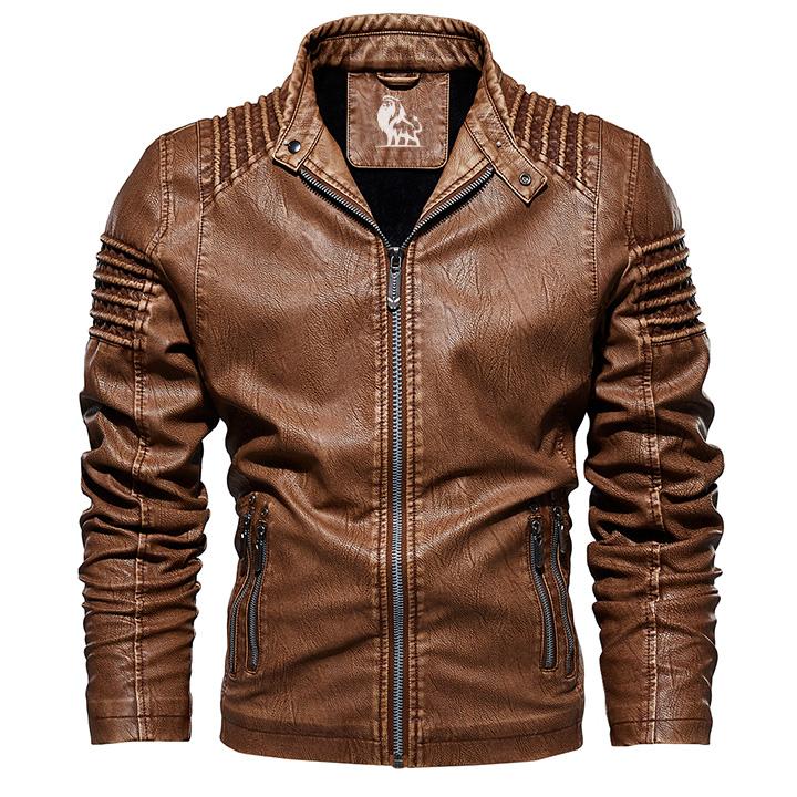Königreich Lederjacke