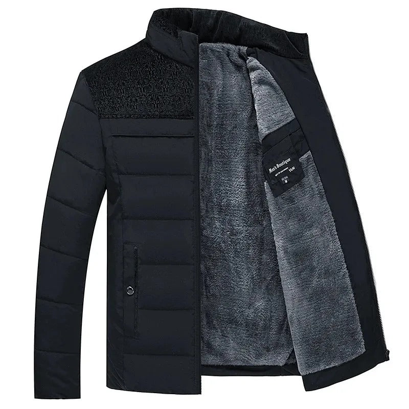 Stilvolle, gefütterte Daunenjacke