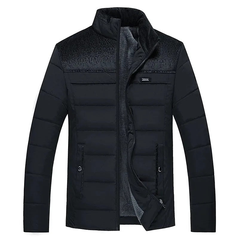 Stilvolle, gefütterte Daunenjacke