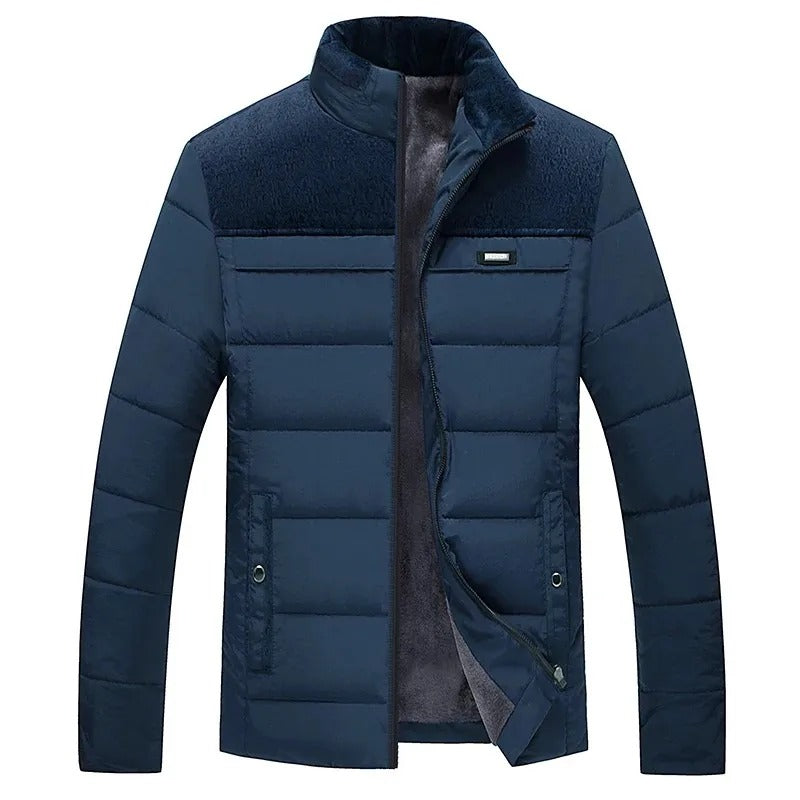 Stilvolle, gefütterte Daunenjacke