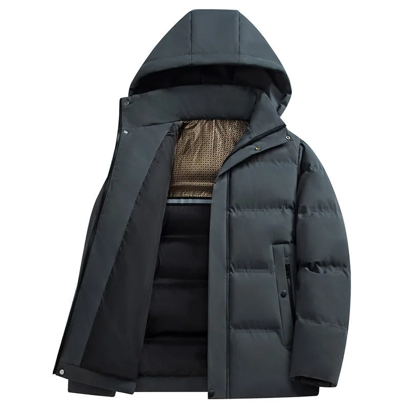 Stilvolle wasserdichte Winterjacke