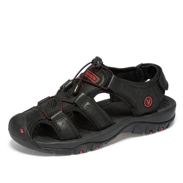 Herren High-Altitude Ortho Sandalen mit Fersenriemen - Schwarz