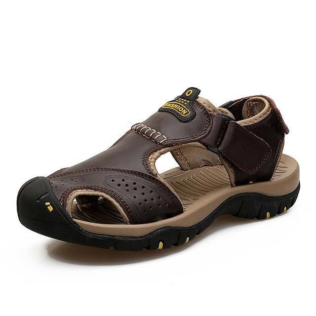 Herren High-Altitude Ortho Sandalen mit Fersenriemen - Dunkelbraun