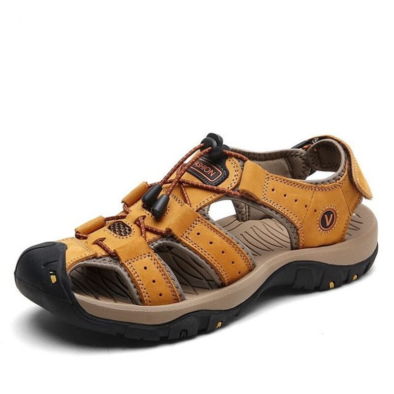 Herren High-Altitude Ortho Sandalen mit Fersenriemen - Gelb