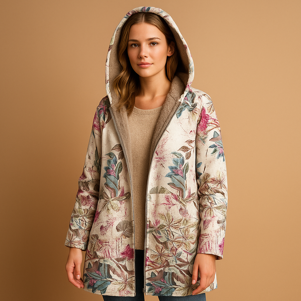 Umkehrbare thermische Jacke mit Kapuze für Damen | Yara