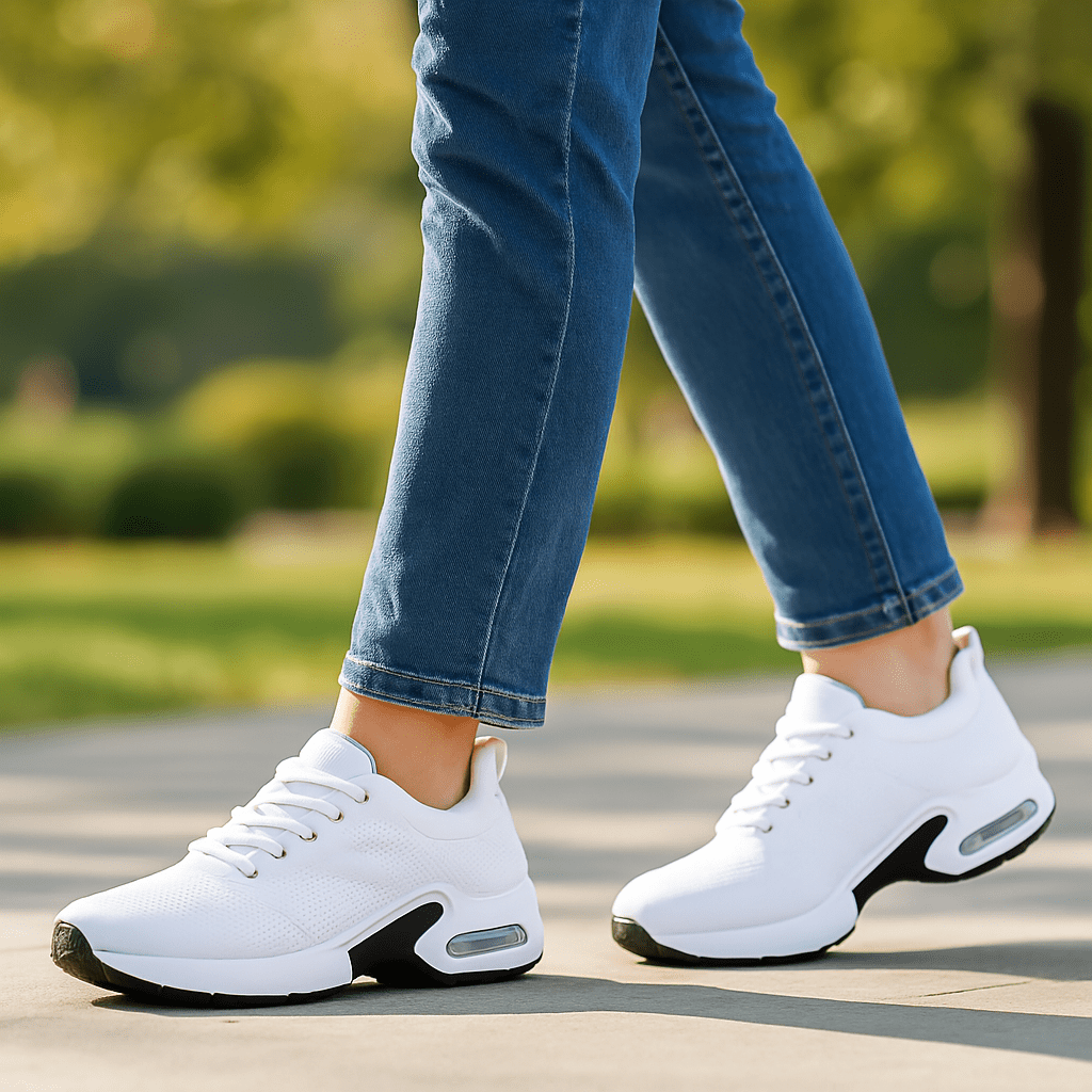 Ortho Cushion Schmerzfrei Laufschuhe - Weiß