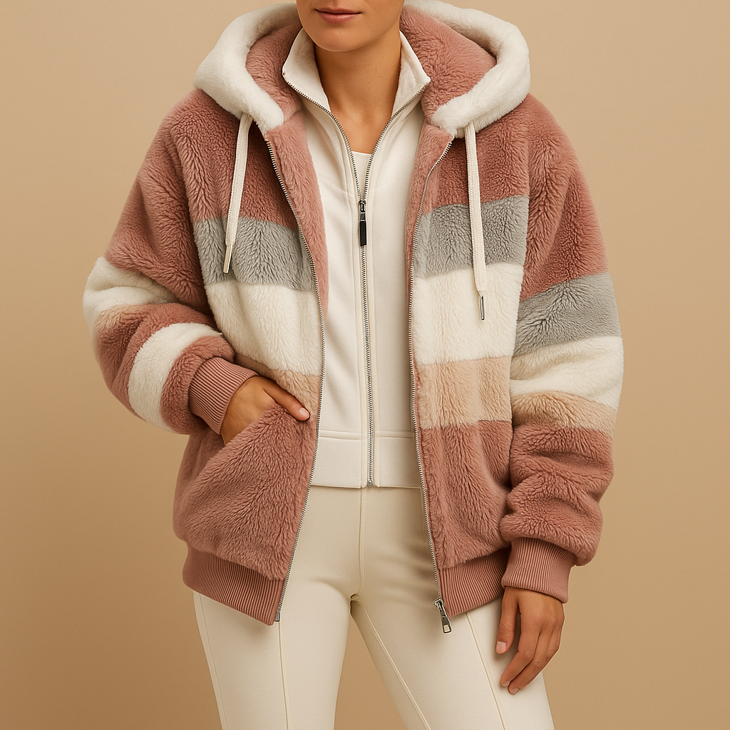 Oversized Vintage Strickjacke mit Taschen für Damen | Lianne