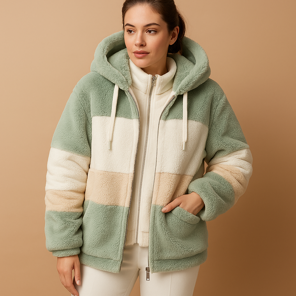 Oversized Vintage Strickjacke mit Taschen für Damen | Lianne