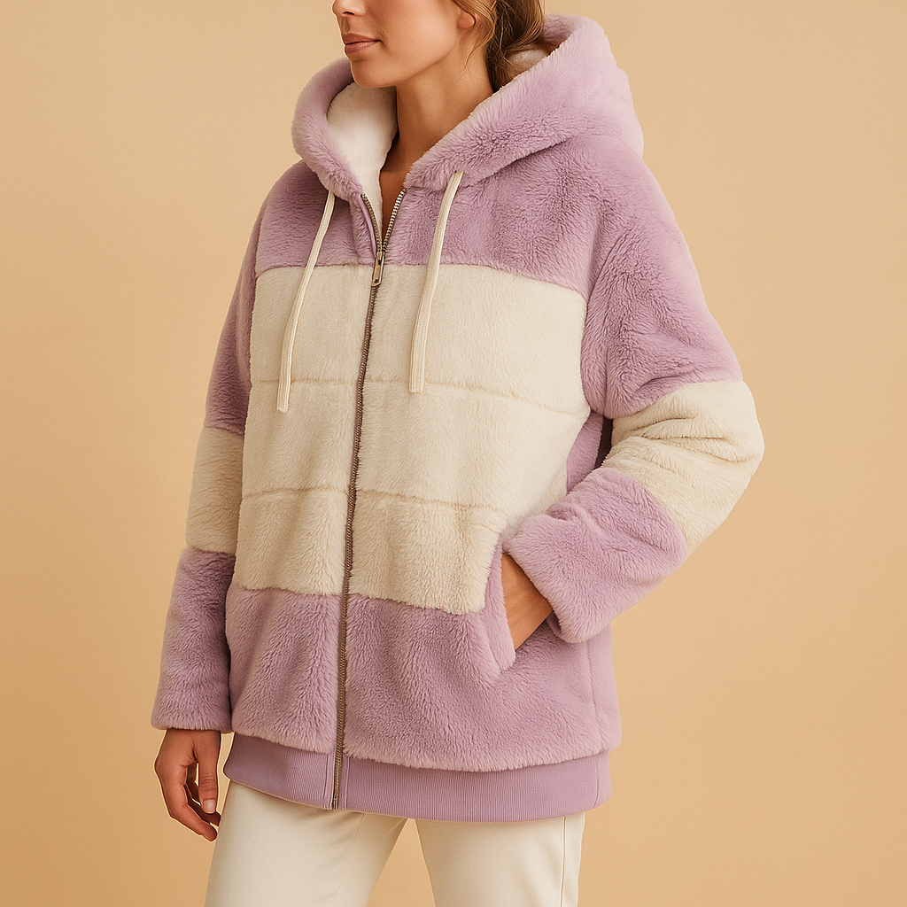 Oversized Vintage Strickjacke mit Taschen für Damen | Lianne