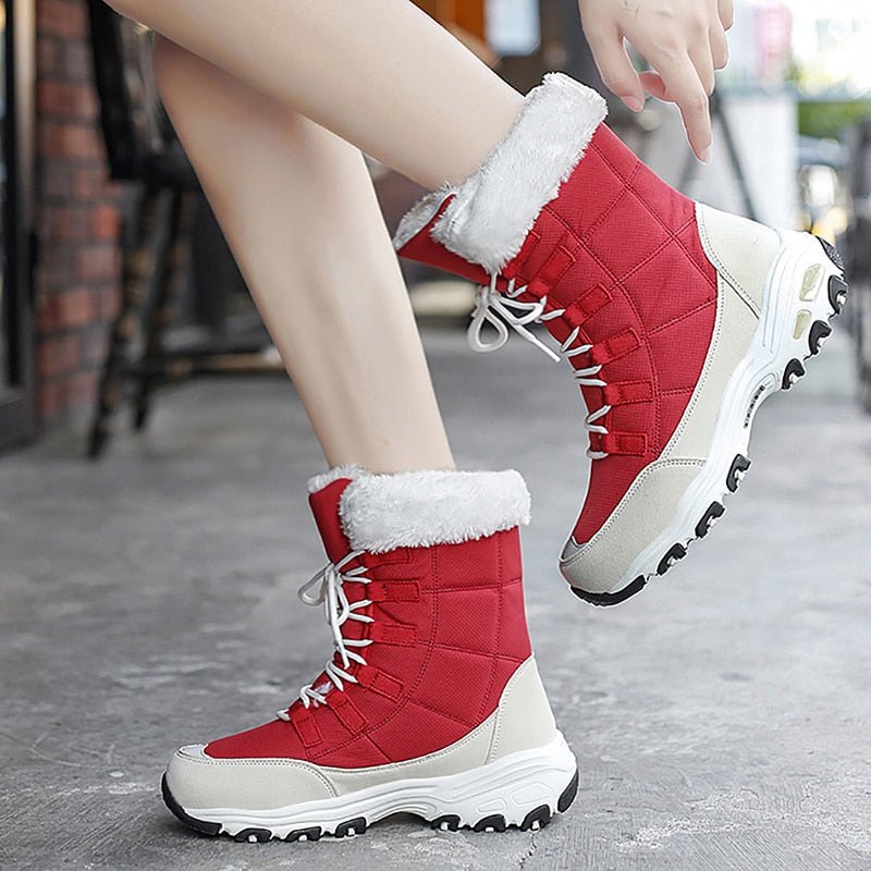 Stormshell Damen Ortho Winterstiefel - Red