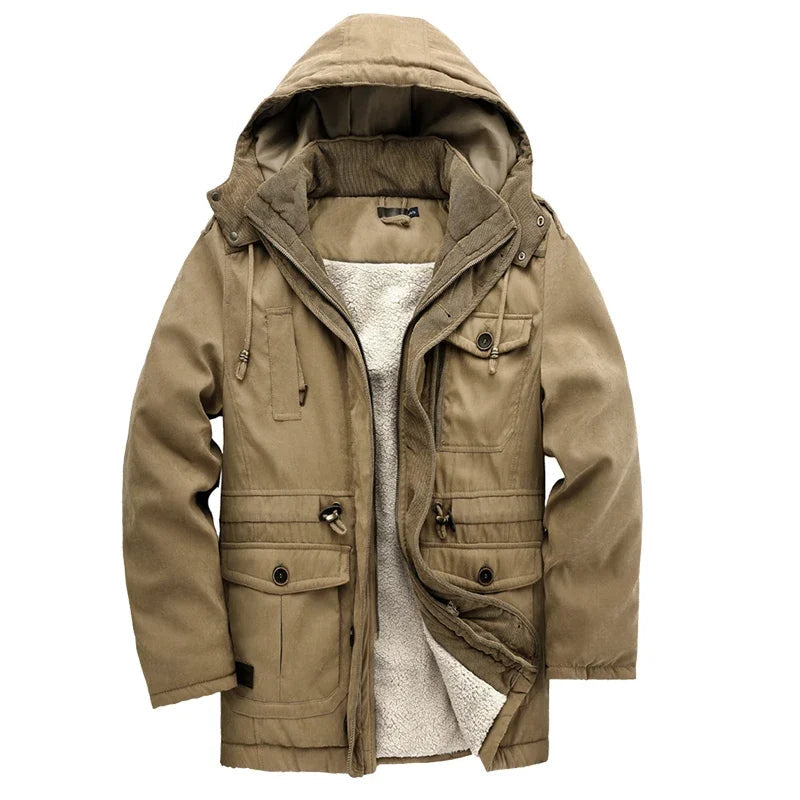 Stilvolle, gefütterte Outdoorjacke